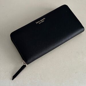 Kate Spade Black Saffiano Leather Wallet